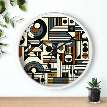 "Urban Elegance: A Concrete Art Exploration" - The Alien Wall Clock Concrete Art