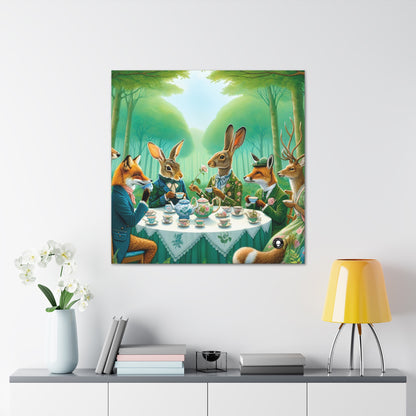 "Enchanted Tea in the Forest" - The Alien Canva