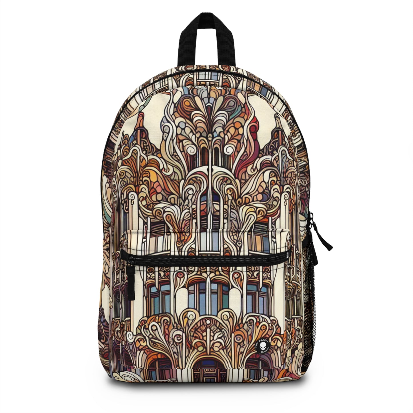 "Enchanted Seasons: Art Nouveau Forest Illustration" - The Alien Backpack Art Nouveau