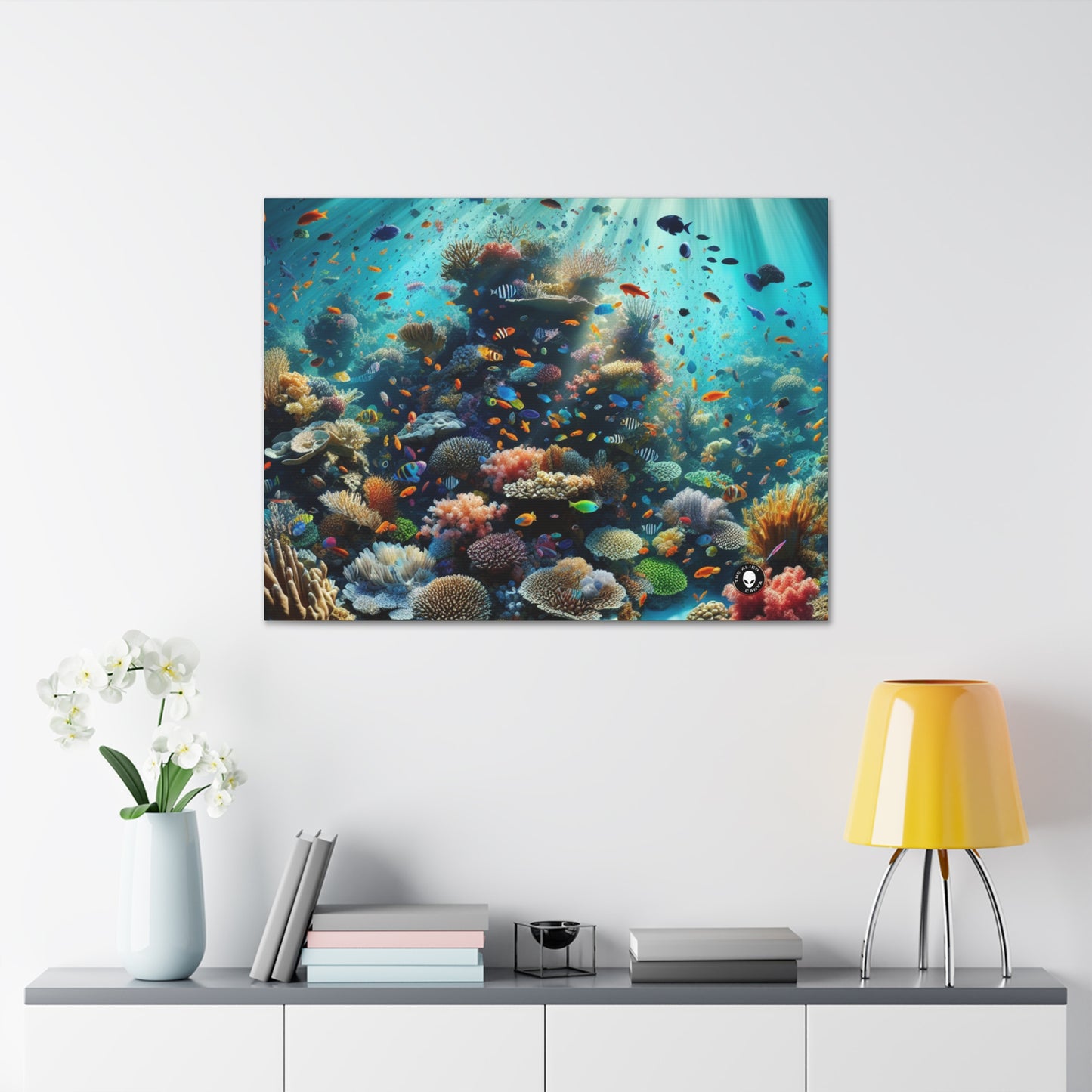 "Paradis sous-marin : le joyau de la mer" - The Alien Canva