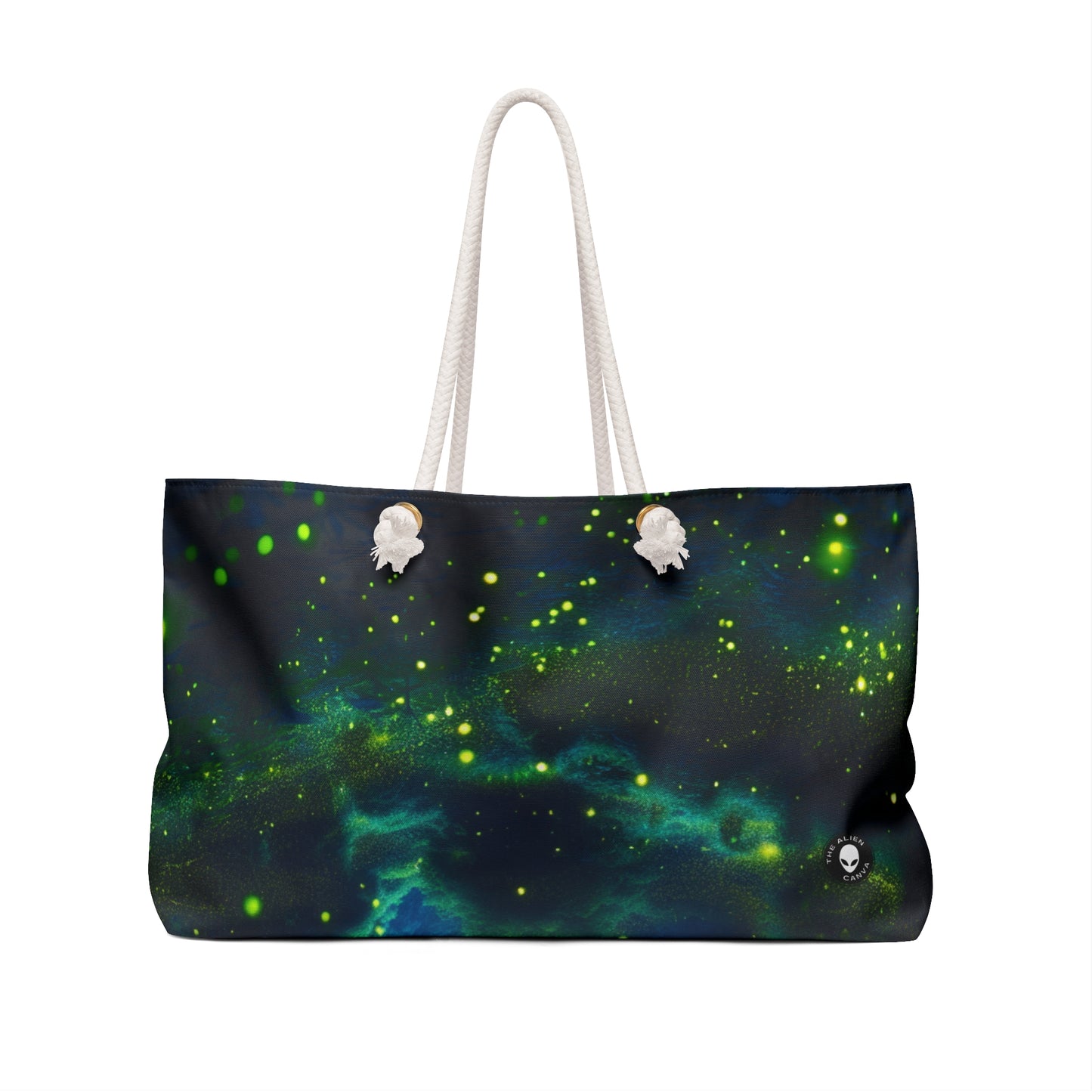 "Enchanted Night: Fireflies in the Forest" - The Alien Weekender Bag