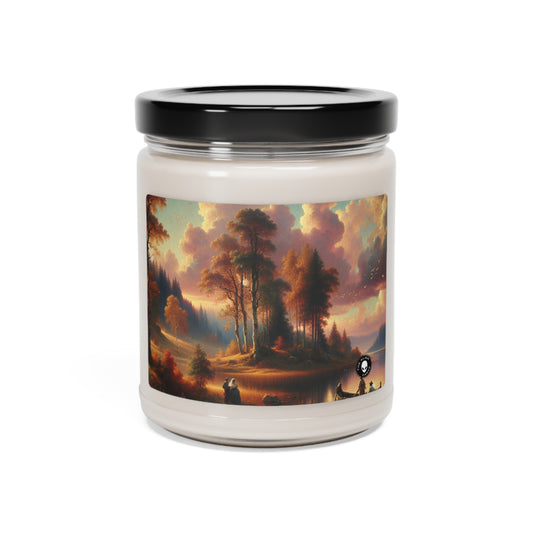 "Whispers of Love in the Enchanted Forest" - The Alien Scented Soy Candle 9oz Romanticism