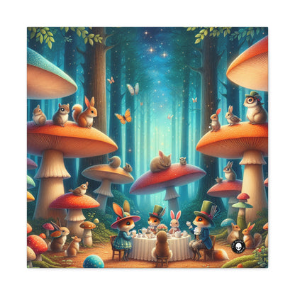 "Mushroom Wonderland: A Magical Tea Party" - The Alien Canva