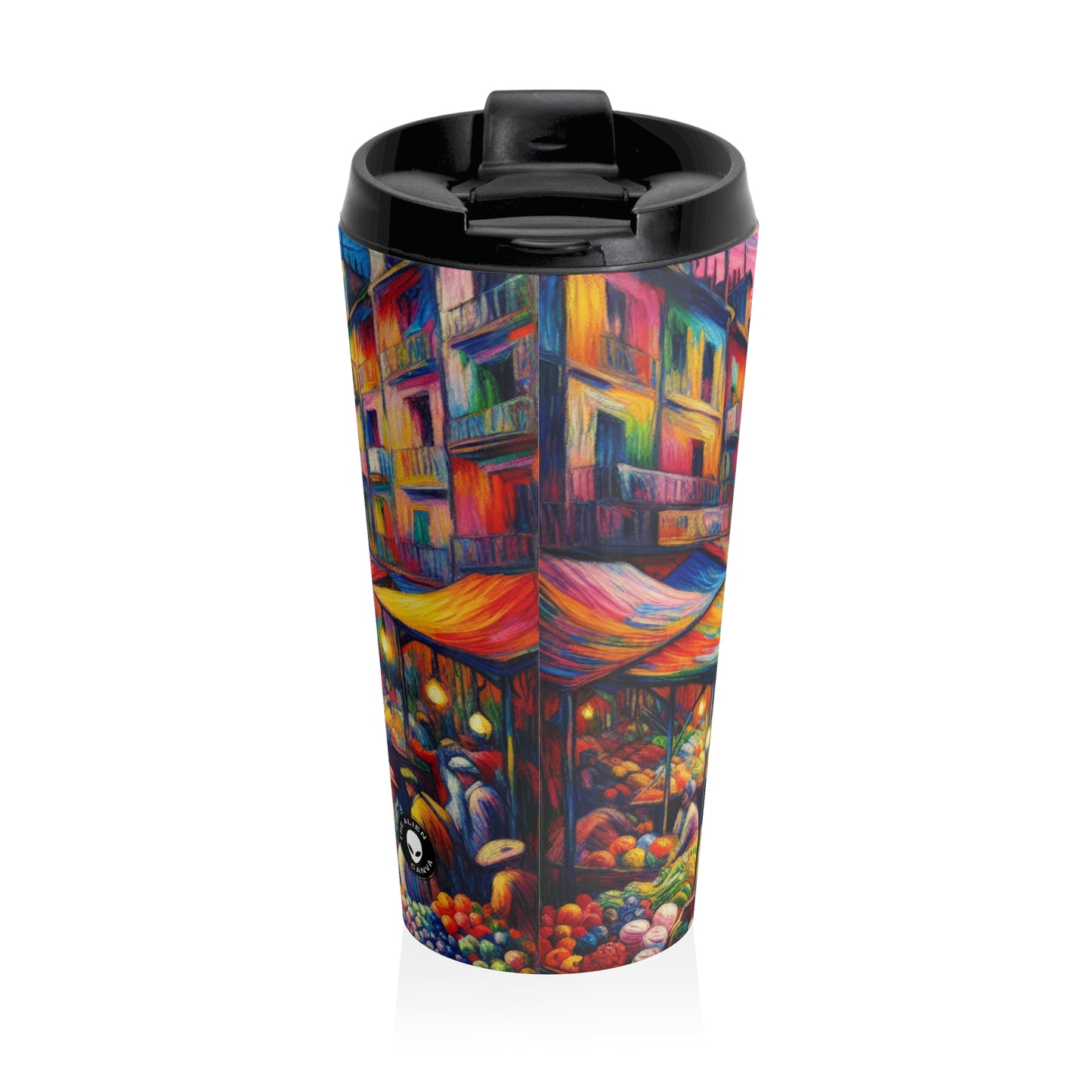 "Jungle Fauvism" - Taza de viaje de acero inoxidable The Alien Fauvism