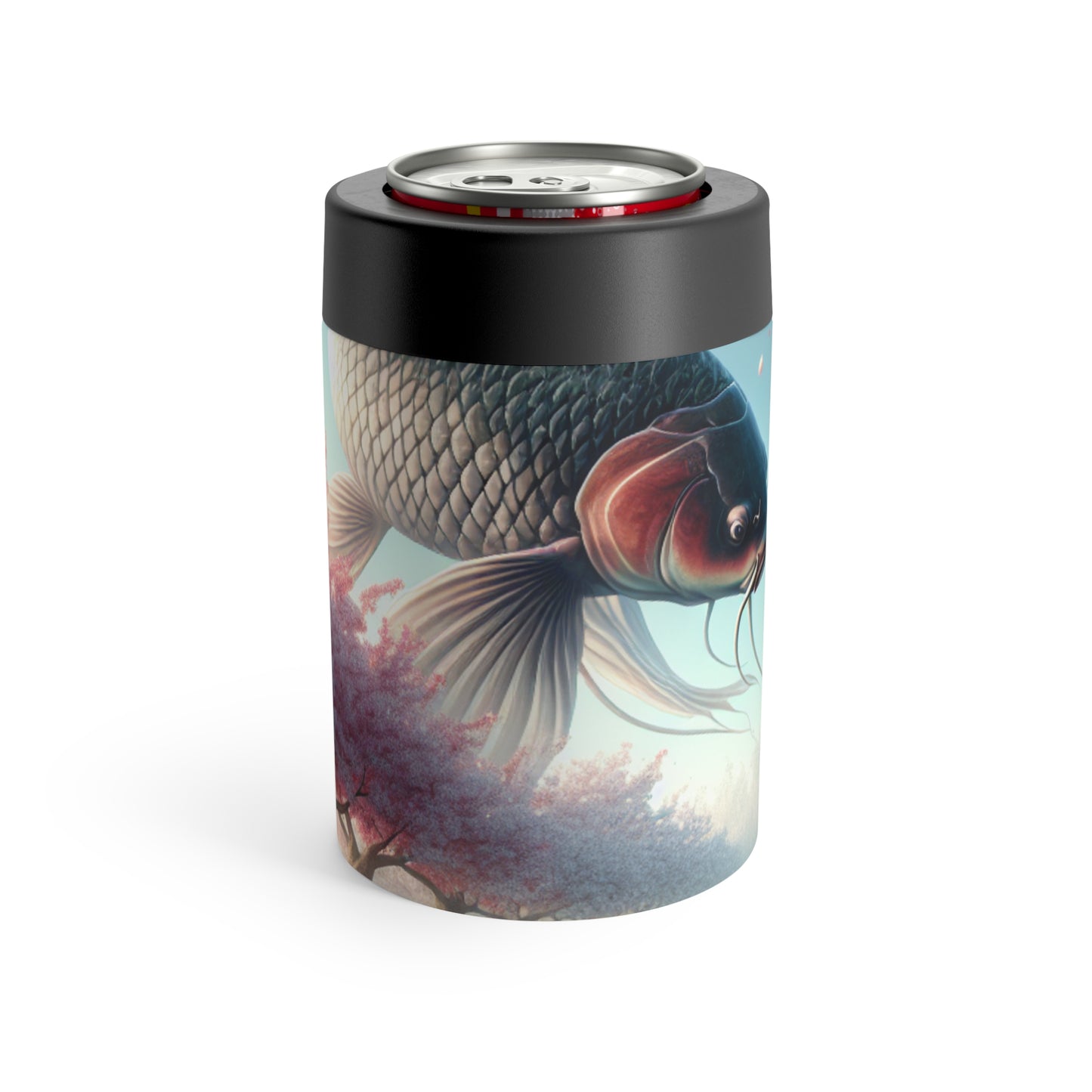 "Koi Fish in Cherry Blossoms: Beauty of Nature" - The Alien Can Holder