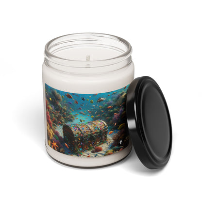 "Jeweled Depths: Discover the Hidden Treasure" - The Alien Scented Soy Candle 9oz