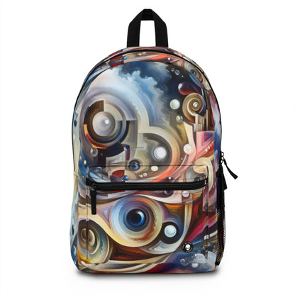 "Nature's Mechanical Symphony" - The Alien Backpack Abstract Surrealism