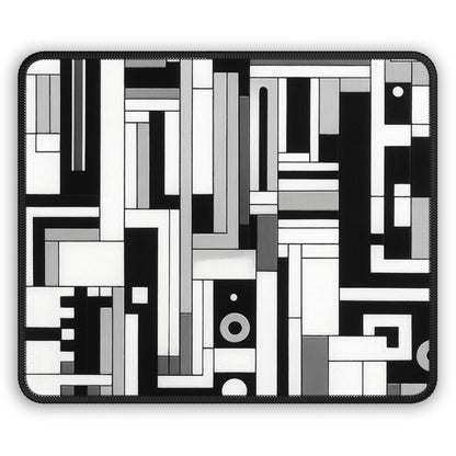 "De Stijl en blanco y negro" - The Alien Gaming Mouse Pad Estilo De Stijl