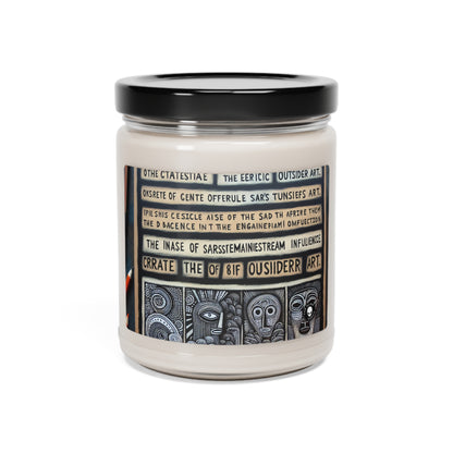 "Intersecting Realities: An Outsider Art Interpretation" - The Alien Scented Soy Candle 9oz Outsider Art