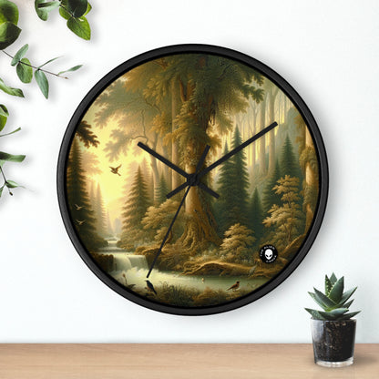 "Tranquil Forest Glen" - The Alien Wall Clock