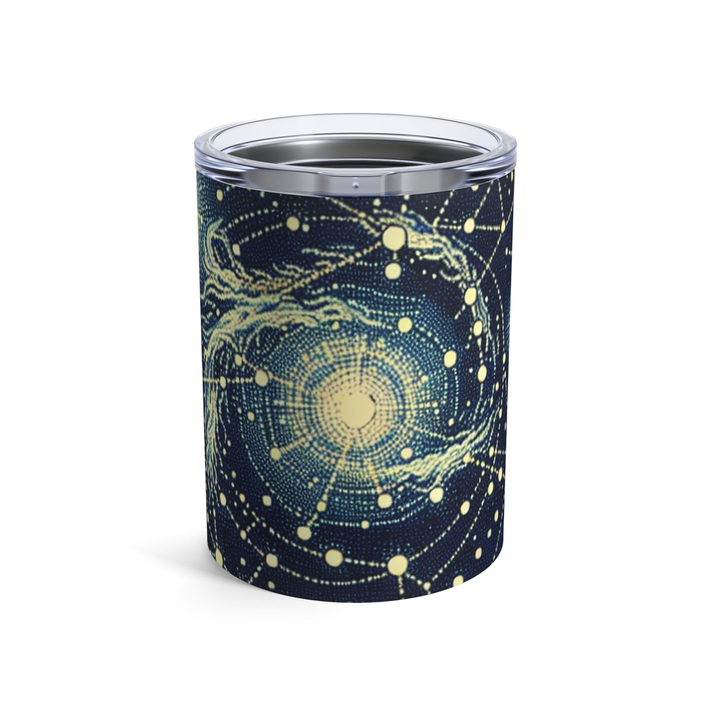 "Dotting the Heavens" - El vaso alienígena estilo puntillismo de 10 oz