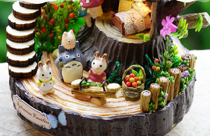 Fantasy forest wooden assembled handmade diy house hot sale couples commemorative Chinese Valentine's Day birthday gift