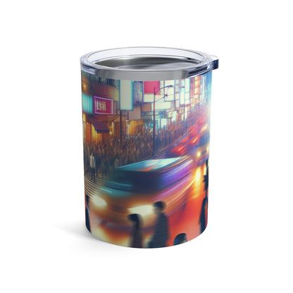 "Neon Night Street" - Le verre Alien 10oz