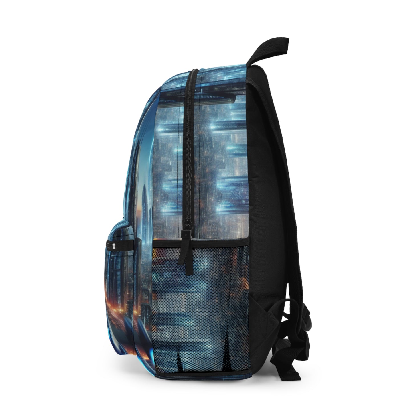 "Neon Skyline: Future Cityscapes" - The Alien Backpack