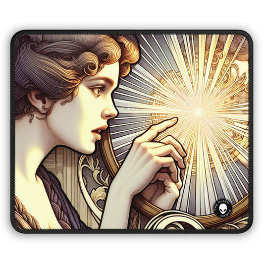 "Reflejo de la belleza" - The Alien Gaming Mouse Pad Art Nouveau