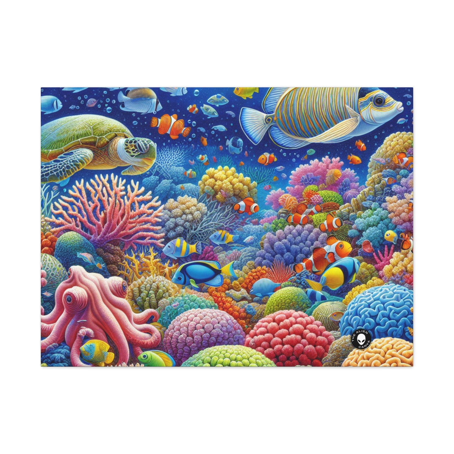 "Tropical Paradise: Underwater Wonderland" - The Alien Canva