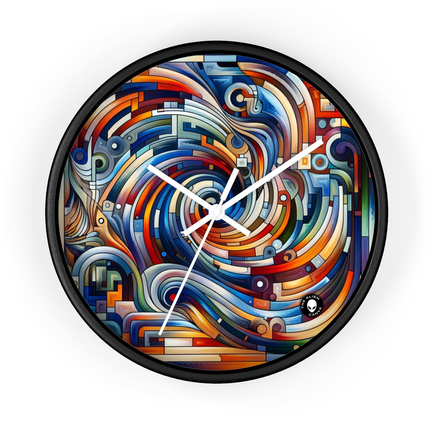 "Harmony in Motion: A Kinetic Exploration" - L'horloge murale extraterrestre Kinetic Art