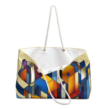 "Metropolis Pulse" - The Alien Weekender Bag Cubo-Futurism