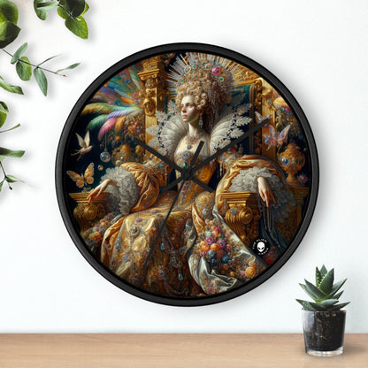 "The Splendor of a Renaissance Queen" - The Alien Wall Clock Rococo