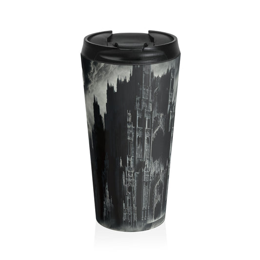 "Sauron's Shadow Tower" - The Alien Stainless Steel Travel Mug