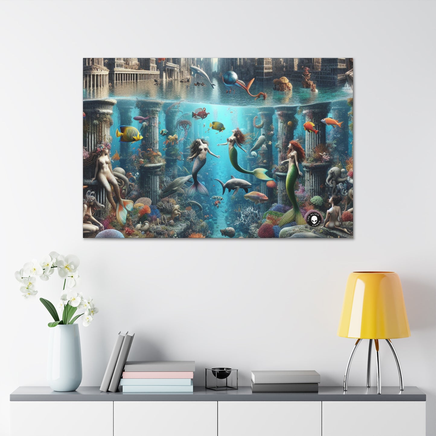 "Seascape Serenity: An Underwater Haven" - The Alien Canva