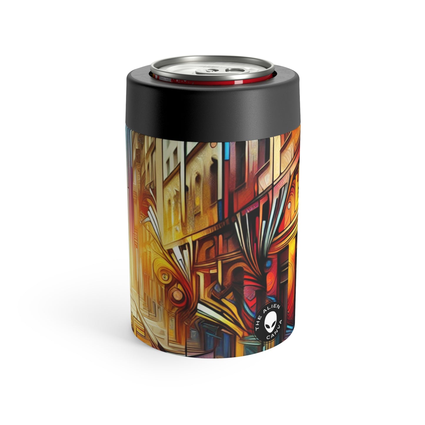 "Urban Ecosystem: A Graffiti Fusion" - The Alien Can Holder Graffiti Art