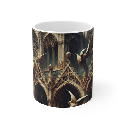 - The Alien Ceramic Mug 11oz Gothic Art