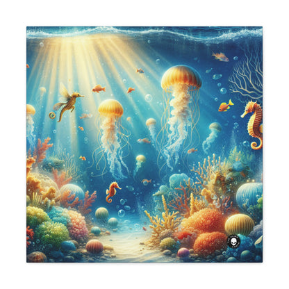 "Sunlit Serenity: A Magical Underwater Realm" - The Alien Canva