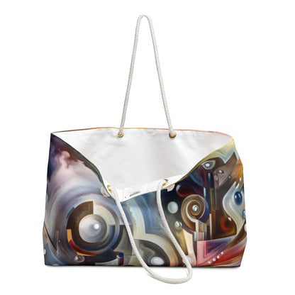 "Nature's Mechanical Symphony" - The Alien Weekender Bag Abstract Surrealism