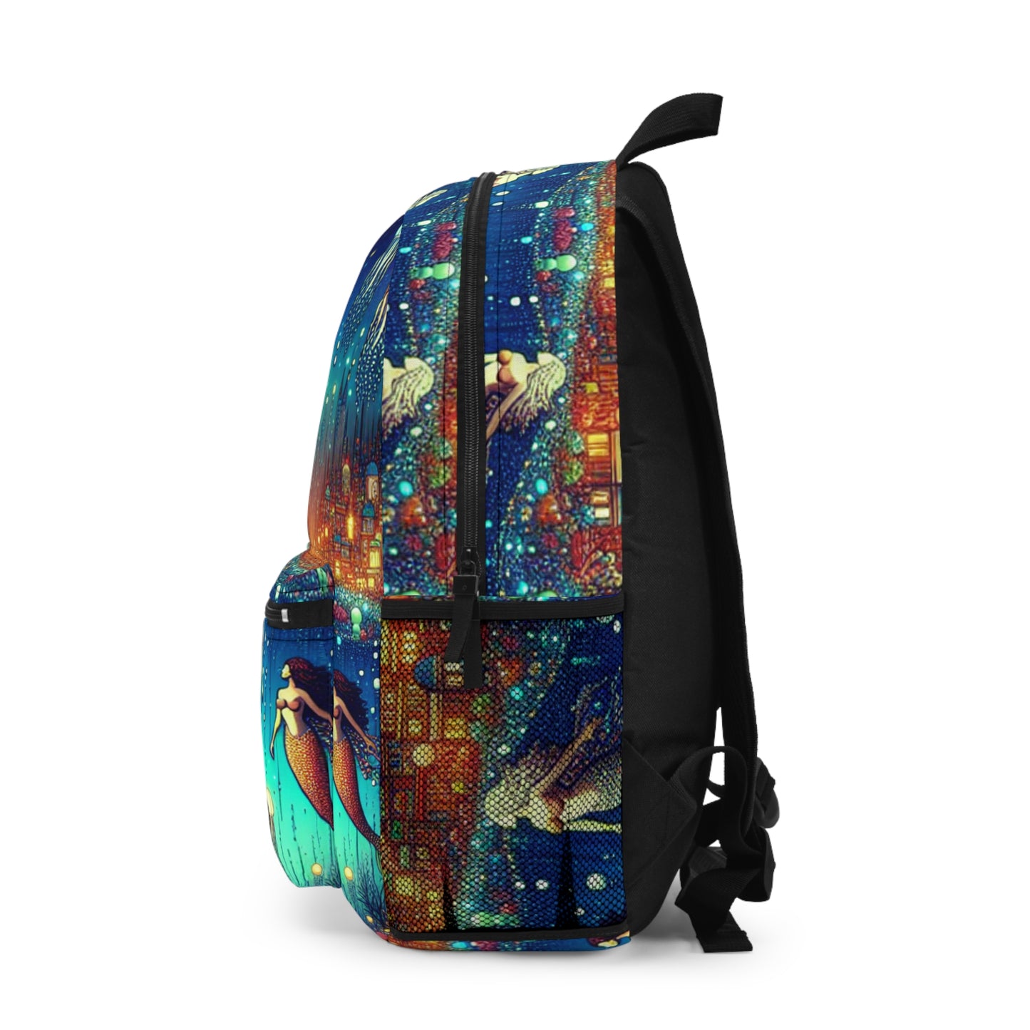 "Glowing Jellyfish City: A Whimsical Underwater World" - The Alien Backpack