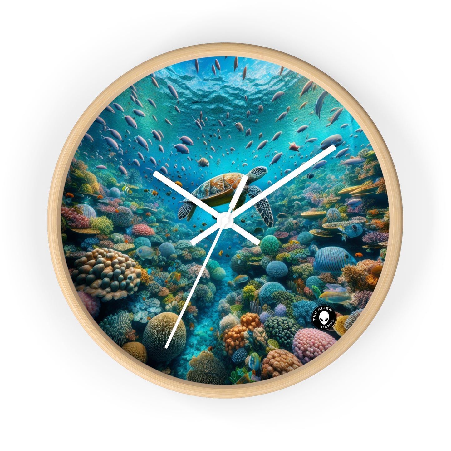 "Beneath the Surface: An Underwater Wonderland" - The Alien Wall Clock