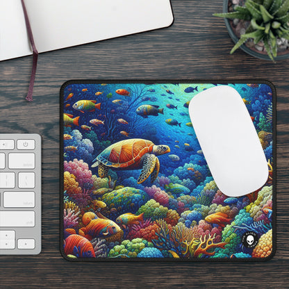 "Marine Paradise: Colorful Coral Reef Wildlife" - The Alien Gaming Mouse Pad