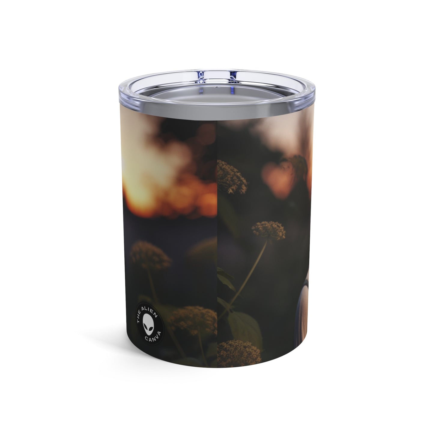 "Glow of the Golden Sunset" - The Alien Tumbler 10oz Romantisme