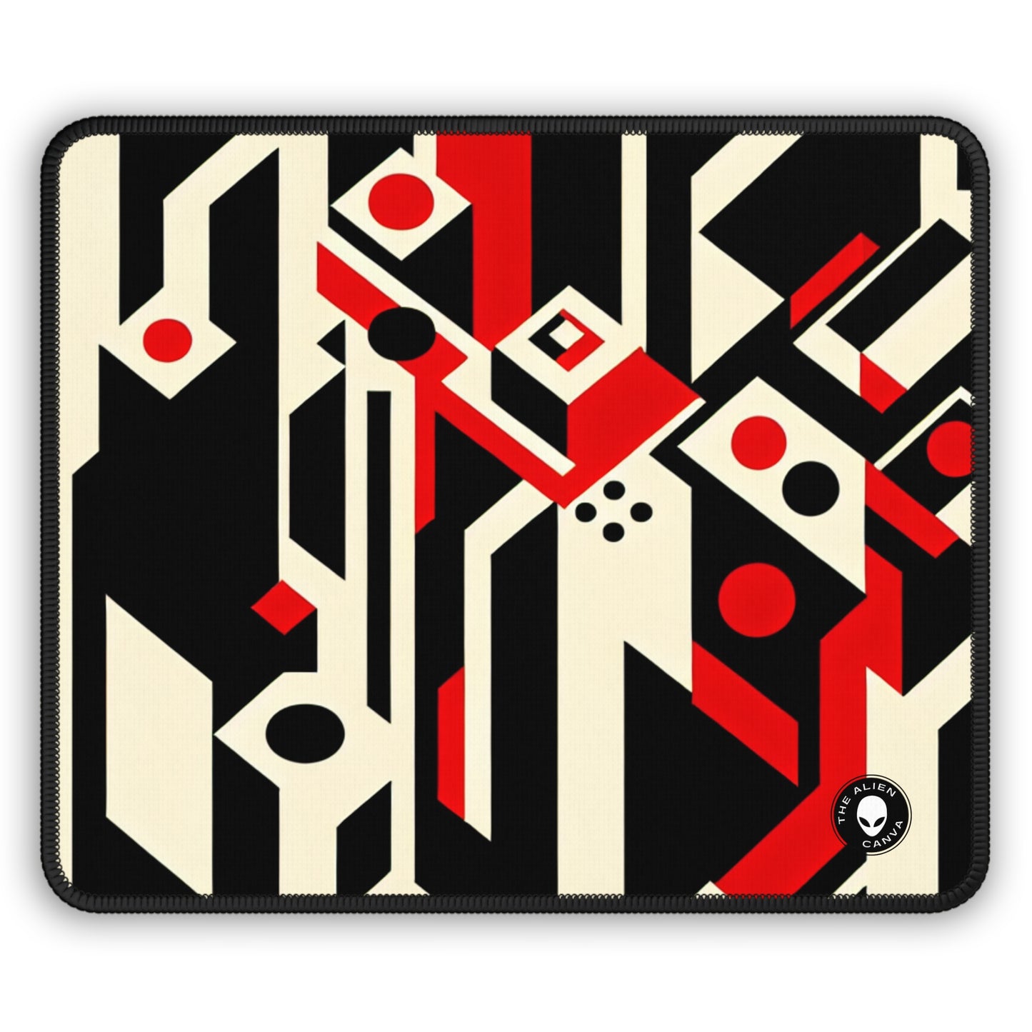 "Futuristic Metropolis: A Constructivist Expression of Urban Technology" - The Alien Gaming Mouse Pad Constructivism