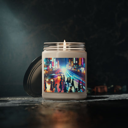 "Neon Night Street" - The Alien Scented Soy Candle 9oz