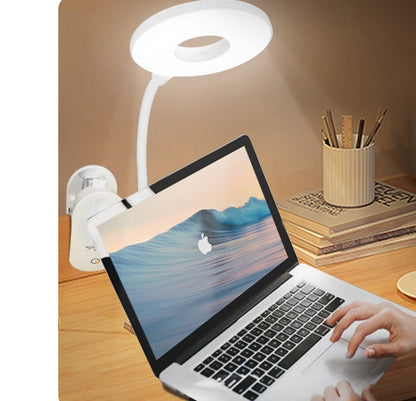 LED eye protection USB charging desk lamp student learning bedroom bedside clip lamp table lamp