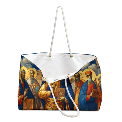 "Forged in Faith: The Journey from Despair to Hope" - The Alien Weekender Bag Religious Art