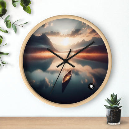 "Tranquil Morning" - The Alien Wall Clock