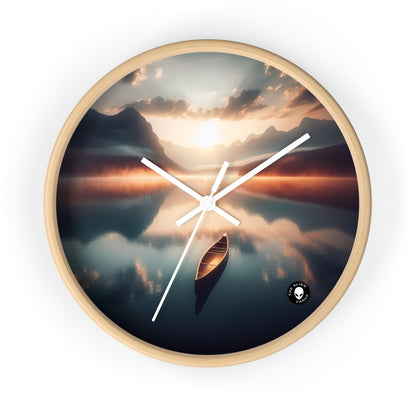 "Tranquil Morning" - The Alien Wall Clock