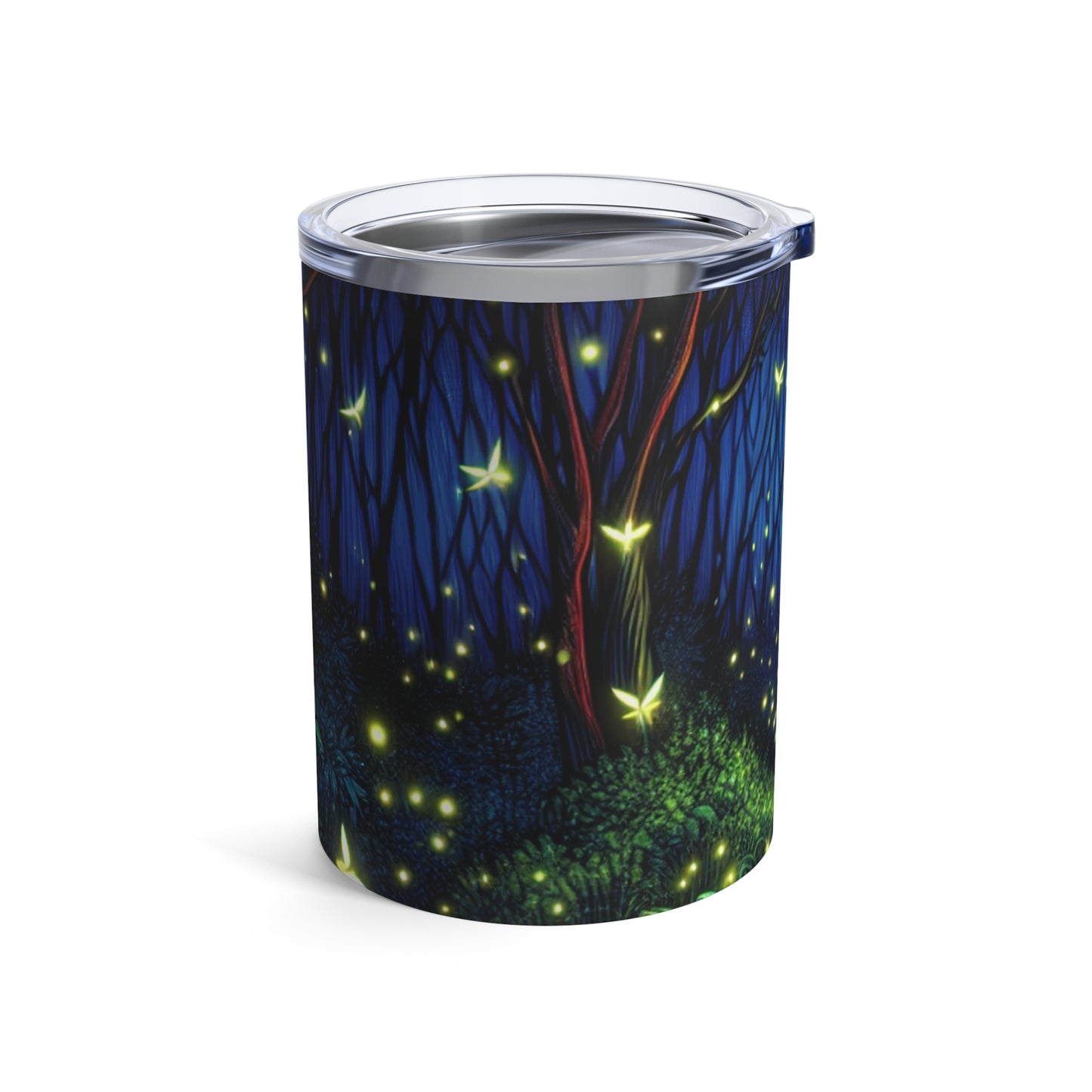 "Bosque Encantado: Resplandor Nocturno" - Vaso Alien de 10 oz