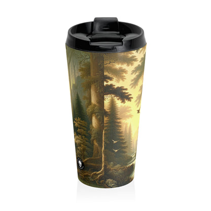 "Tranquil Forest Glen" - The Alien Stainless Steel Travel Mug