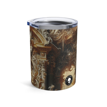 "Banquet baroque : un festin d'opulence" - The Alien Tumbler 10oz Baroque