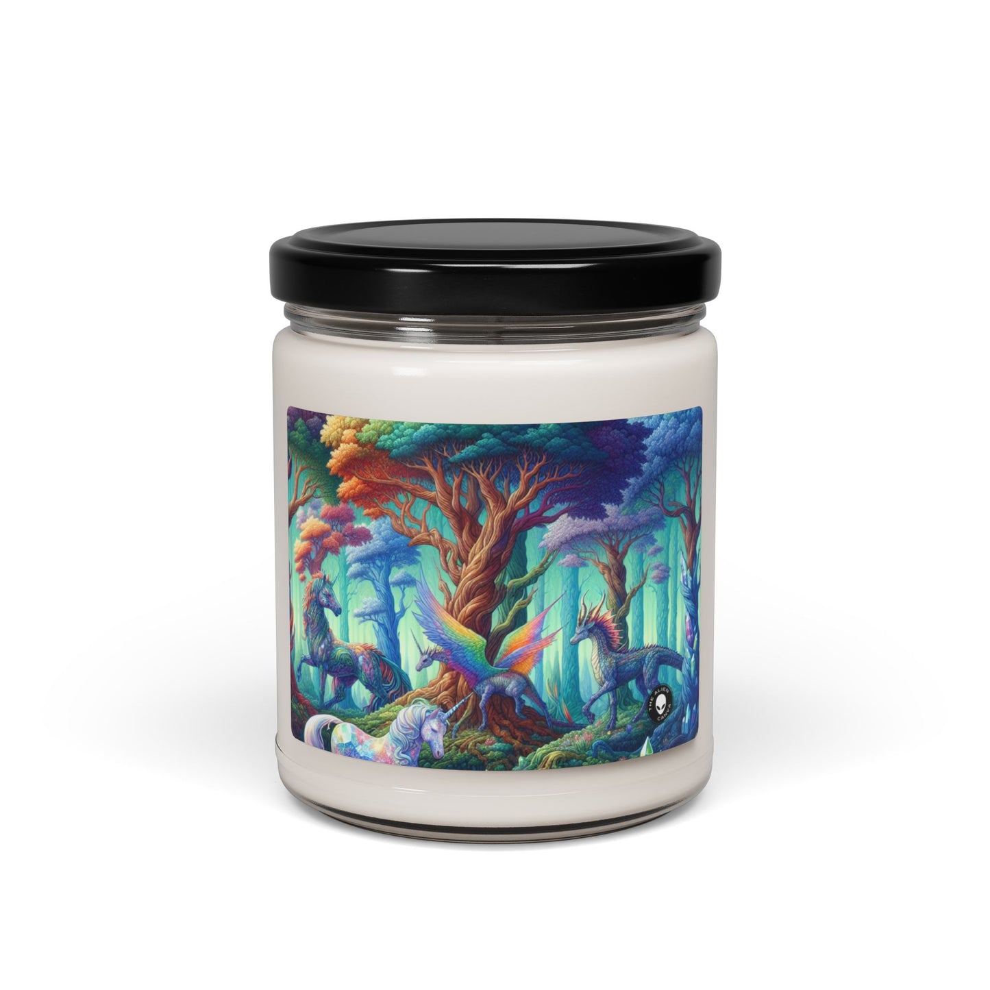 "Crystal Forest: Realm of Mythical Beings" - The Alien Scented Soy Candle 9oz