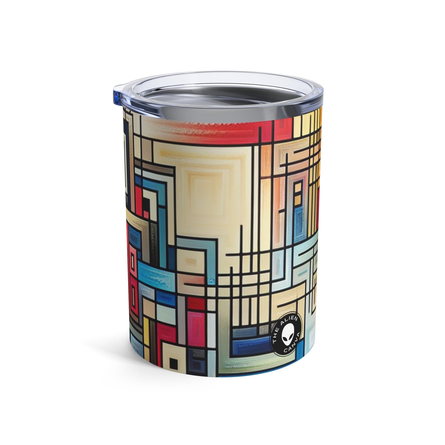 "Simetría urbana: una perspectiva precisionista" - The Alien Tumbler 10oz Precisionism