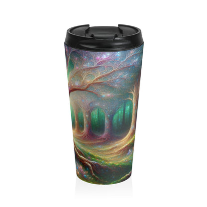 "Crystal Forest Fantasia" - The Alien Stainless Steel Travel Mug