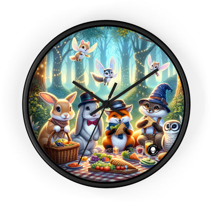 "Hats Off in the Enchanted Forest" - The Alien Wall Clock