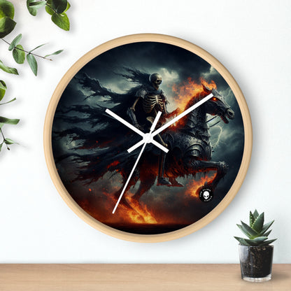 "Cavalry of the Night". - The Alien Wall Clock Gothic Art