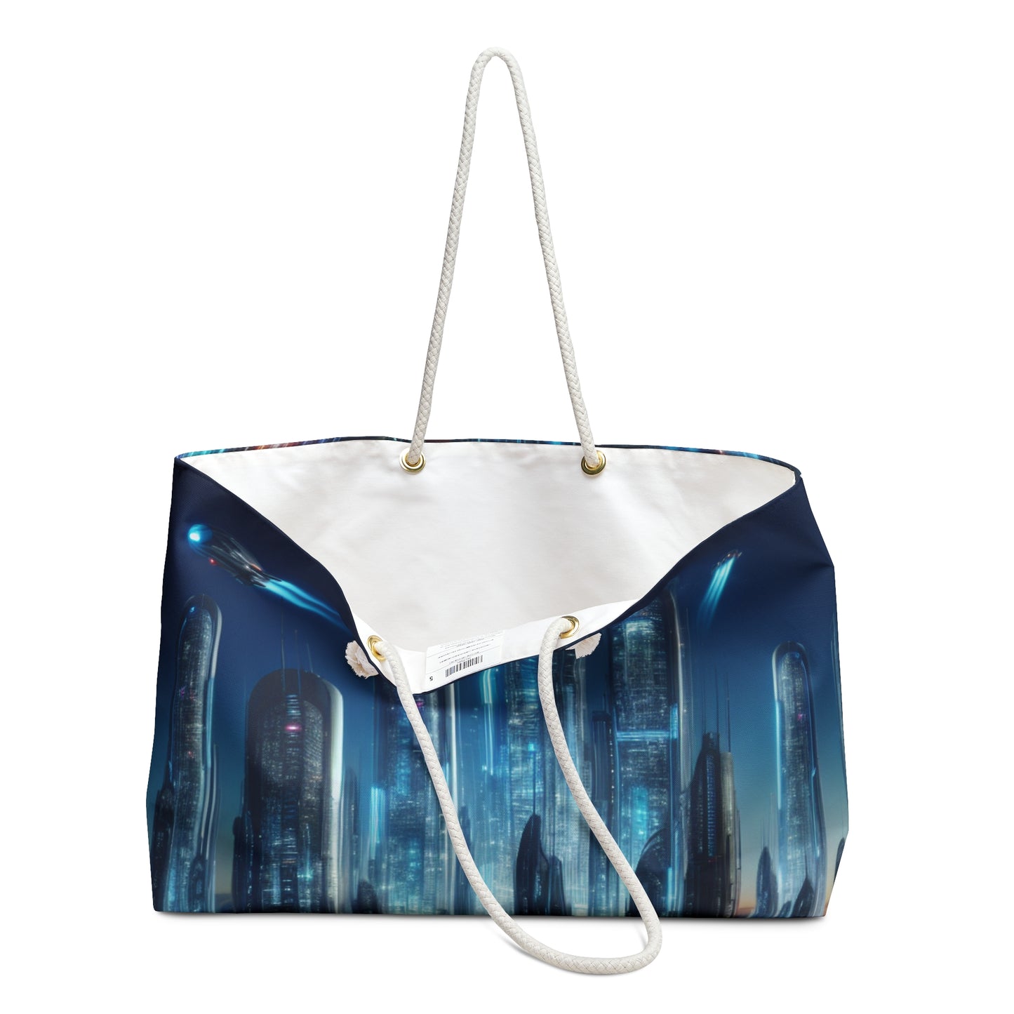 « Neon Skyline : Future Cityscapes » - Le sac de voyage Alien