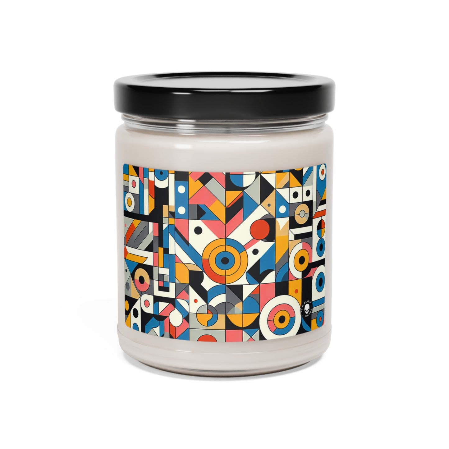 "Cityscape Ignited" - The Alien Scented Soy Candle 9oz Geometric Abstraction