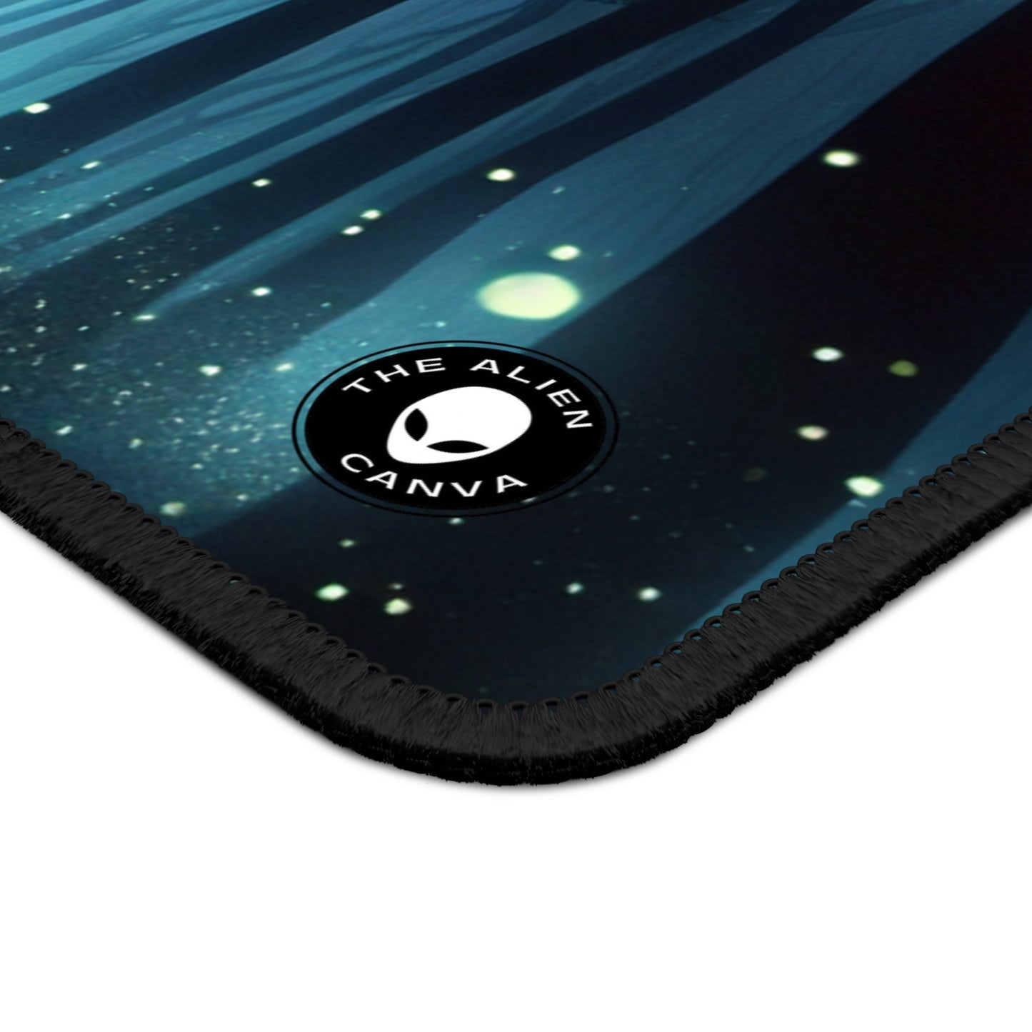 "Guided by Fireflies: A Forest's Secret Lightshow" - The Alien Gaming Mouse Pad